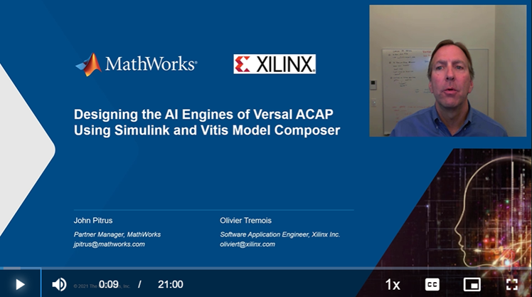 Designing Versal AI Engines Using Simulink and Vitis Model Composer Video